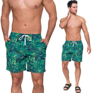 Moraj pánské plavecké šortky plavky surfové šortky tropický vzor 2600-004, PATT 1, M