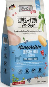 MAC's Dog Hundefutter Frisches Huhn Monoprotein Trockenfutter Superfood 12kg