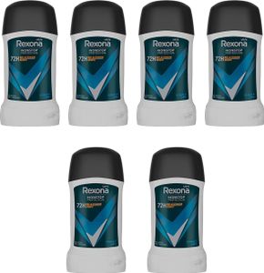 Rexona Men Nonstop Protection Deostick Anti-Transpirant Cobalt Dry 6x 50ml Deo Deodorant Männerdeo Herren