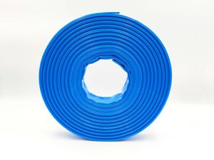 1 1/2 Zoll | 38 mm - 40 Meter - PVC Flachschlauch - Bauschlauch - Industrieschlauch - blau