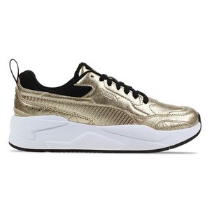 Puma Damenschuhe X-Ray 2 Square Metallic Jr Sneaker Sportschuhe In Gold 382510-02 Größe 39