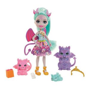 Enchantimals Kráľovské bábiky Dračia rodina Mattel