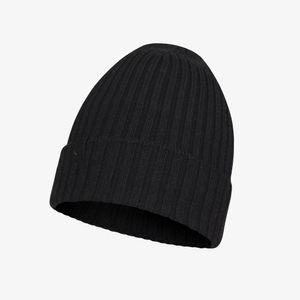 Buff Merino Wool Knit 1Lhat Norval Graphite -