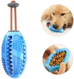Zahnbürsten-Stick,Hundezahnbürste Hundespielzeug Kauspielzeug，Ball Leckerli-Spender für Hunde Welpen-Zahnpflege, Bürsten und Kauspielzeug, ungiftiges Naturkautschuk