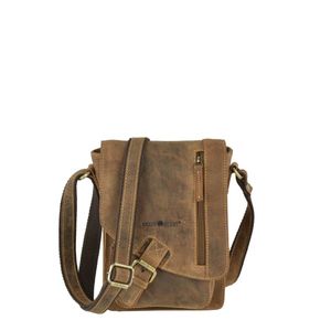 Greenburry Vintage Leder Crossover Bag Umhängetasche Schultertasche 1712-25