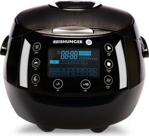 Reishunger Digitaler Reiskocher 538-DRK 1,5 Liter 860 Watt, schwarz
