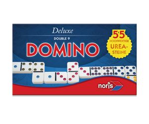 Noris Spiele Deluxe Doppel 9 Domino; 606108003