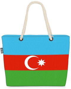 VOID XXL Strandtasche Aserbaidschan Shopper Tasche 58x38x16cm 23L Beach Baku Azerbaijan