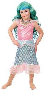 Meerjungfrau Kinder Kostüm Wassernixe Fabelwesen Ozean Karneval Fasching 116