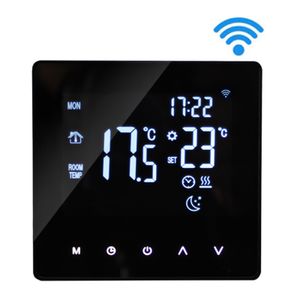 Tuya Digital WiFi Thermostat Smart Raumthermostat für Warmwasserbereitung Wöchentlich Programmierbare Temperaturregler für Fußbodenheizung Wasserheizung, Weiß