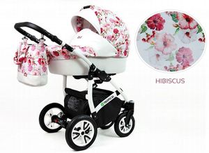 Kočárek Alu Tropical Hibiscus, sada 3v1 Kočárek Buggy Příslušenství autosedačky