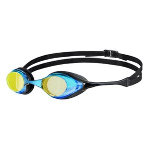 Arena Schwimmbrille Cobra Swipe Mirror Racing Gear Powerskin Goggles Wettkampfbrille, Farbe:Schwarz, Artikel:-999 aqua / black - Indoor