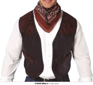 kostümjacke Cowboy Kunstleder braun Einheitsgröße kostümjacke Cowboy Kunstleder braun Einheitsgröße