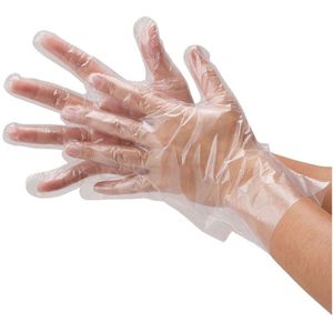 Einweg-Handschuhe aus Polyethylen, steril, (transparent), 200 Stück
