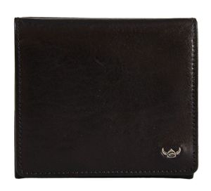 Golden Head Colorado RFID Protect Billfold Coin Wallet With Large Coin Compartment Black