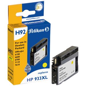 Pelikan H92 - Tinte auf Pigmentbasis - Gelb - HP OfficeJet 6100 - 6600 - 6600e-All-in-One - 6700 - 6700Premium - 7610 - 7612wide format - 1 Stück(e) - 14 ml - 1084 Seiten