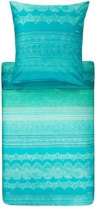 Bassetti Mako-Satin Bettwäsche-Garnitur BRUNELLESCHI Farbe SMARAGD V5 Größe 155x220+80x80 Bassetti Mako-Satin Bettwäsche-Garnitur BRUNELLESCHI Farbe SMARAGD V5 Größe 155x220+80x80