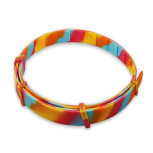 2x Zeckenhalsband Verstellbar für Hund, 58cm Wasserdichte Hundehalsband mit 100% natürlichen inhaltsstoffen Effektiver Schutz vor Milben & Läuse, bis zu 4 Monate Zeckenschutz -Bunt