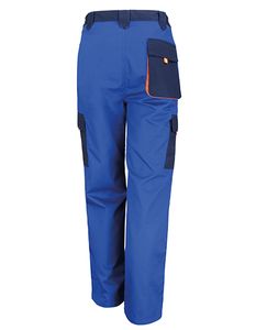 Result WORK-GUARD Pánské kalhoty Work-Guard Lite R318X Multicoloured Royal/Navy/Orange 4XL