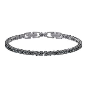 Swarovski - Swarovski 5514655 - Tenisový náramok Dlx Rnd Dlx - Zwart - Náramok Náramok - Medium