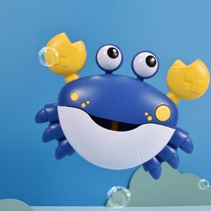 Baby Badespielzeug, Krabbe Badespielzeug Badewannenspielzeug Krabbe, Kinder Badespielzeug, Schaummaschine Badekrabbe(Blau)