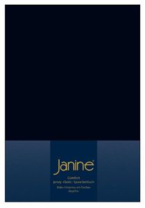 Janine Design Elastic-Jersey Spannbetttuch (für Box-Spring Betten) TOPPER 5001 Farbe schwarz Größe 150x200 cm