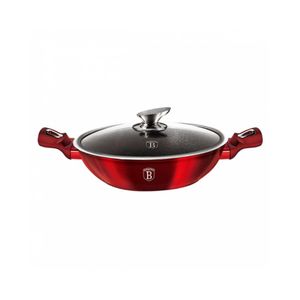 Berlinger Haus - BH/7110 - Wok mit Cover, 30 cm, Bordeaux Edition Online Metallic