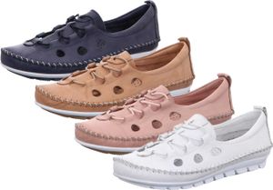Gemini 003115-01 Schuhe Damen Ballerina Slipper Mokassins, Größe:37 EU, Farbe:Weiß