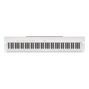 Yamaha P-225 Digital Piano, weiß – Leichtes und tragbares Digital Piano mit der Graded-Hammer-Compact-Tastatur mit 88 gewichtetet Tasten und 24 Instrumentenklängen