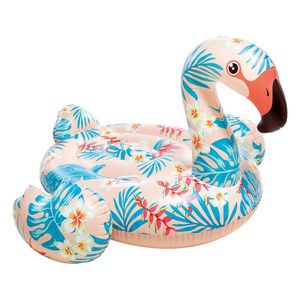 Intex 57559 Mega Flamingo Badeinsel Ø 142 x 137cm Insel Pool Lounge Luftmatratze