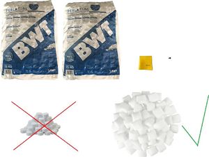 2x BWT Perla Tabs 25 KG, Kissenform (99,9% Reinheit) inklusive Mehrzwecktuch by sanvo