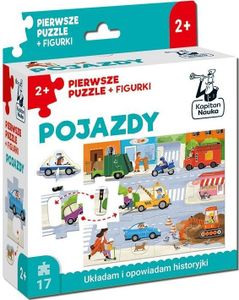 Hádanky Vozidlá + figúrky Prvé hádanky Kapitán Veda