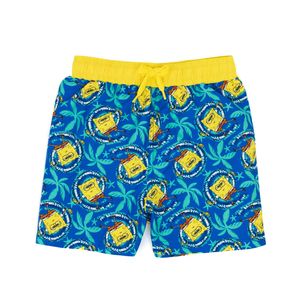 SpongeBob SquarePants - chlapecké plavecké šortky NS7142 (134) (modrá/žlutá)