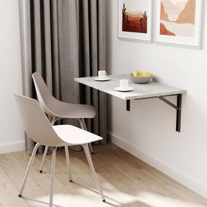 100x60 | Wandklapptisch Klapptisch Wandtisch Küchentisch Schreibtisch Kindertisch | BETON