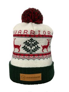 Warrior X-Mas Beanie , Farbe:Grün/weiss/rot