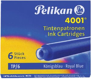 Pelikan Tintenpatronen 4001 TP/6 königsblau (6 Patronen)