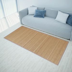 vidaXL Koberec Bamboo Brown Rectangular 80x300 cm