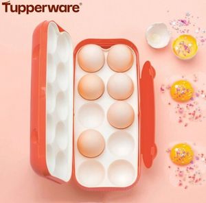 TUPPERWARE Eierbox Kolumbus orange für 10x Eier