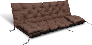 Vankúš pre hollywoodsku hojdačku Záhradný vankúš na lavičku Záhradný nábytok Hojdací vankúš 180x60x50 cm hnedá farba Vankúš pre hollywoodsku hojdačku Záhradný vankúš na lavičku Záhradný nábytok Hojdací vankúš 180x60x50 cm hnedá farba