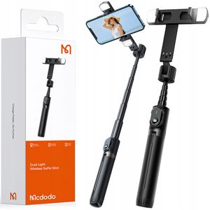 Mcdodo Double Shot Selfie Stick, Stativ, Bluetooth, Schwarz Ss-1771