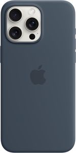 Apple iPhone 15 Pro Silikon Case mit MagSafe Sturmblau iPhone 15 Pro