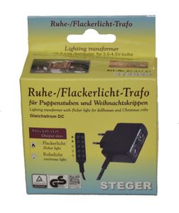 Krippenzubehör Krippenstall Krippenset TRAFO Flacker- und Ruhelichttrafo - Alfred Kolbe GmbH WEEE- Reg. Nr. DE 53154302