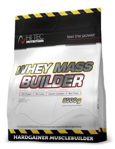 HI TEC Nutrition Whey Mass Builder - 3000g Schoko