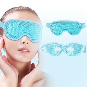 2Pcs Augenmaske Kühlend, Gel kühlmaske Augen, Kühlpads Kühlbrille Wiederverwendbar Augenkühlmasken für Migräne, Trockene, Geschwollene Augen