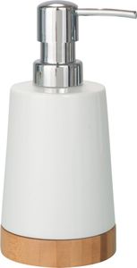 WENKO Seifen Spender Bamboo 330 ml Lotion Dosierer Gäste WC Bad Accessoires