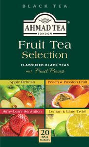 Ahmad Tea - 4 verschiedene Sorten an Früchte-Tee 40g, 20 Beutel