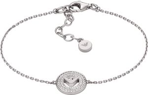 Emporio Armani EG3586040 Damen Armband Silber Weiß Zirkonia 18 cm
