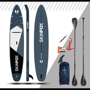 SKINFOX SWORDFISH CARBON-SET (420x76x15)  4-TECH L-CORE SUP Paddelboard MARINE - Farbe: MARINE - Groesse: Board,Bag,Pumpe,CARBON-Paddle