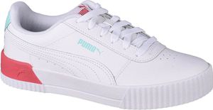 Puma Carina Jr. Sportschuhe Kinder Sneaker Laufschuh Weiß Freizeit, Schuhgröße:EUR 38 | UK 5