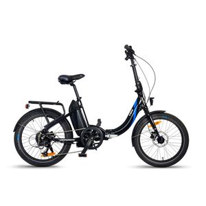 Urbanbiker Mini | Skladací elektrobicykel | Dojazd 100 km | Čierna | 20"